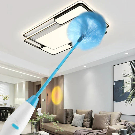 Rechargeable Dust Brush with Automatic Dust Collector – Multi-Surface Cleaning Tool
