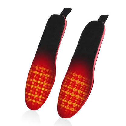Plantillas calefactables recargables con gran soporte para el arco, control remoto inalámbrico y USB C para calzado de invierno