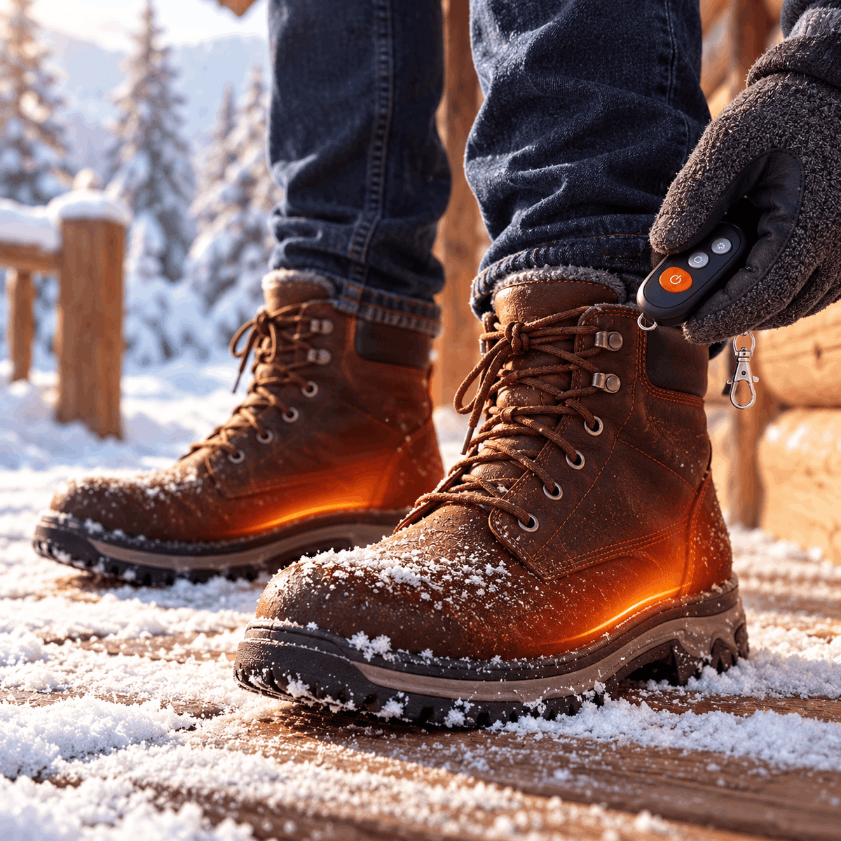 Plantillas térmicas recargables para zapatos, con control remoto inalámbrico, soporte para el arco plantar y calor para el invierno