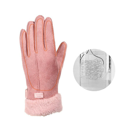 Rechargeable Heated Winter Gloves Touchscreen Waterproof Warm Gloves