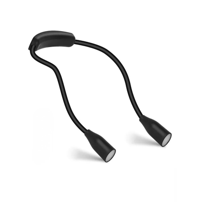 Lámpara de lectura LED recargable para el cuello, flexible y manos libres