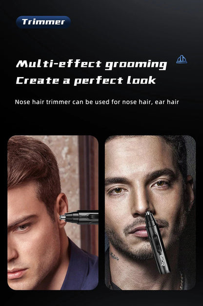 Rechargeable Nose and Ear Hair Trimmer for Men and Women