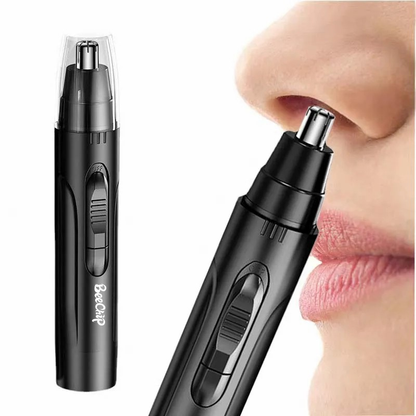 Rechargeable Nose and Ear Hair Trimmer for Safe and Precise Grooming