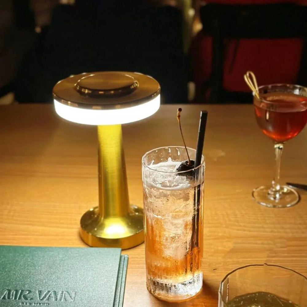 Rechargeable Touch LED Table Lamp with Tri-Colour Light and Dimming