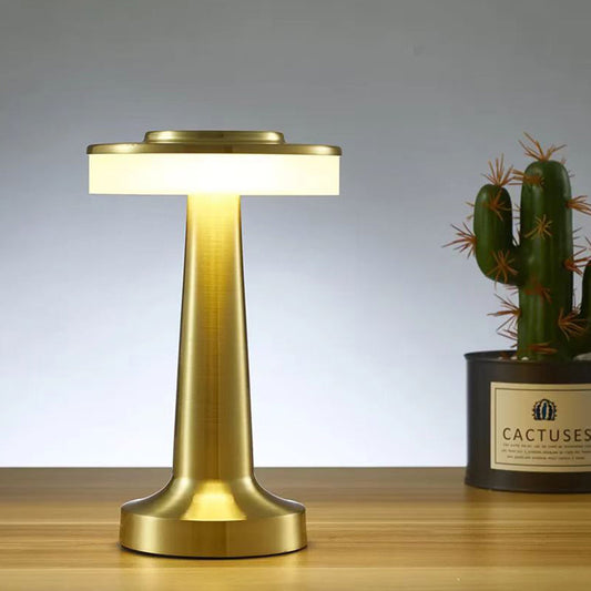 Rechargeable Touch LED Table Lamp with Tri-Colour Light and Dimming