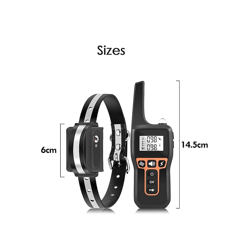 Rechargeable Waterproof Dog Training Collar 1000m Range