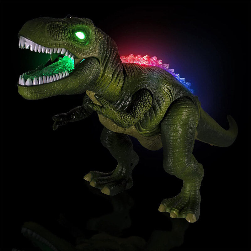 Remote Control T-Rex Dinosaur Toy with LED Lights and Roaring Sound