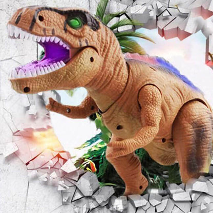Remote Control T-Rex Dinosaur Toy with LED Lights and Roaring Sound