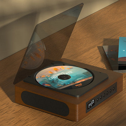 Retro Bluetooth CD Player with FM Radio and Wireless Streaming