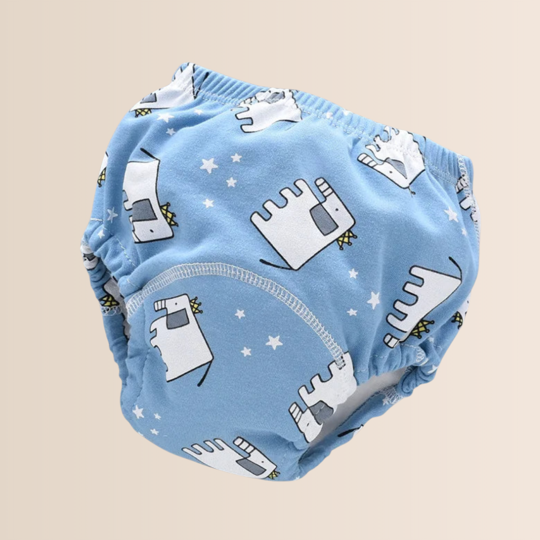 Reusable Cotton Toddler Training Pants with 6-Layer Padding