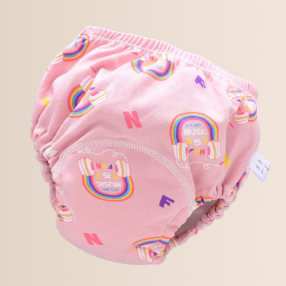 Reusable Cotton Toddler Training Pants with 6-Layer Padding