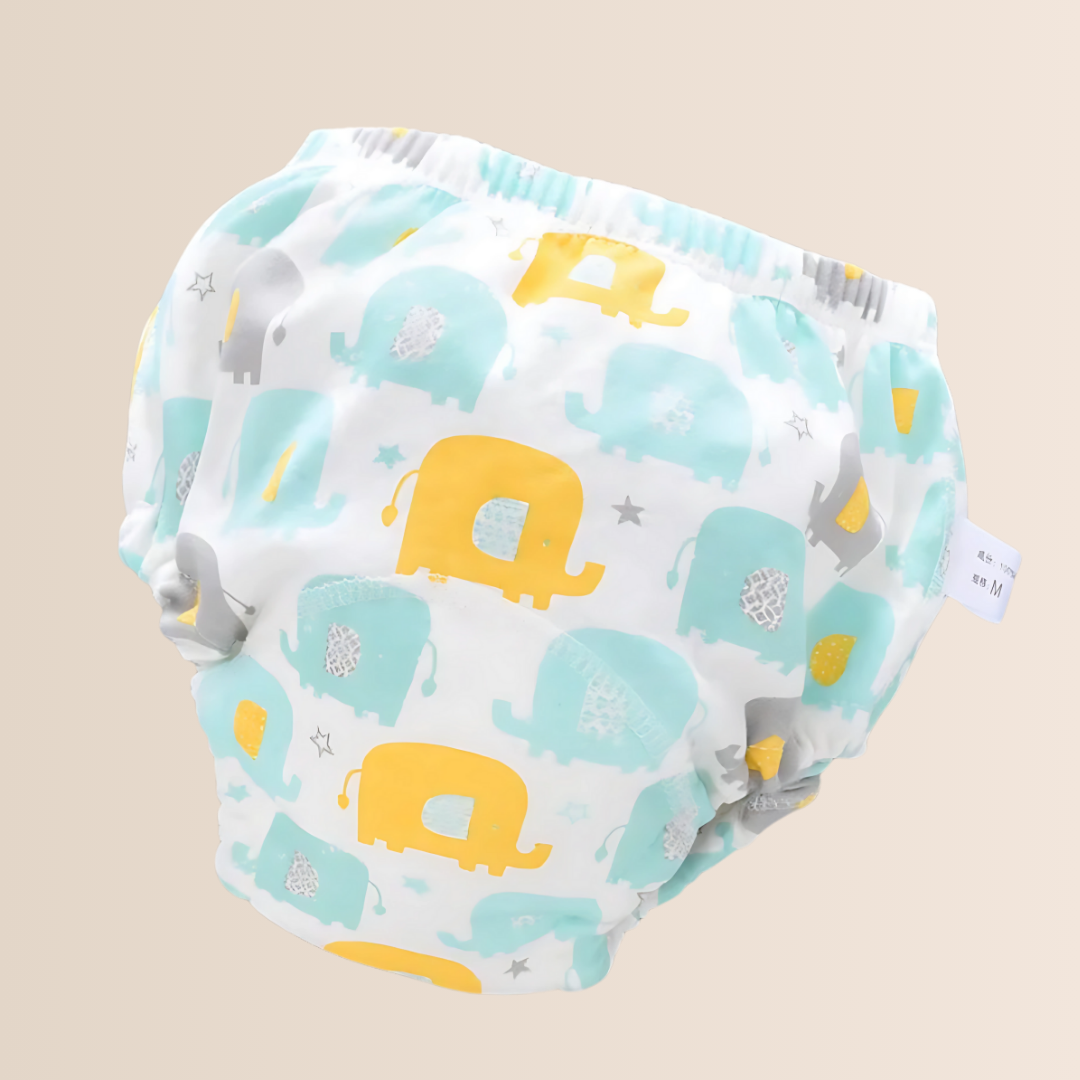 Reusable Cotton Toddler Training Pants with 6-Layer Padding
