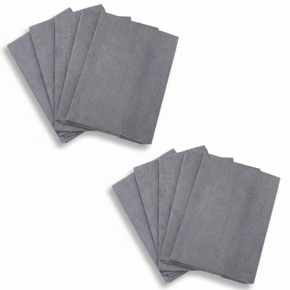 Wiederverwendbare Mikrofasertücher, streifenfreie Glas- und Oberflächenreinigung, 10er-Pack