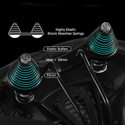 RideEase Ergonomic Bike Saddle with Extra Wide Comfort Design