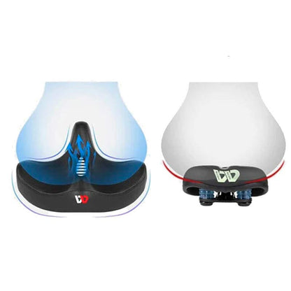 RideEase Ergonomic Bike Saddle with Extra Wide Comfort Design