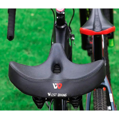 RideEase Ergonomic Bike Saddle with Extra Wide Comfort Design