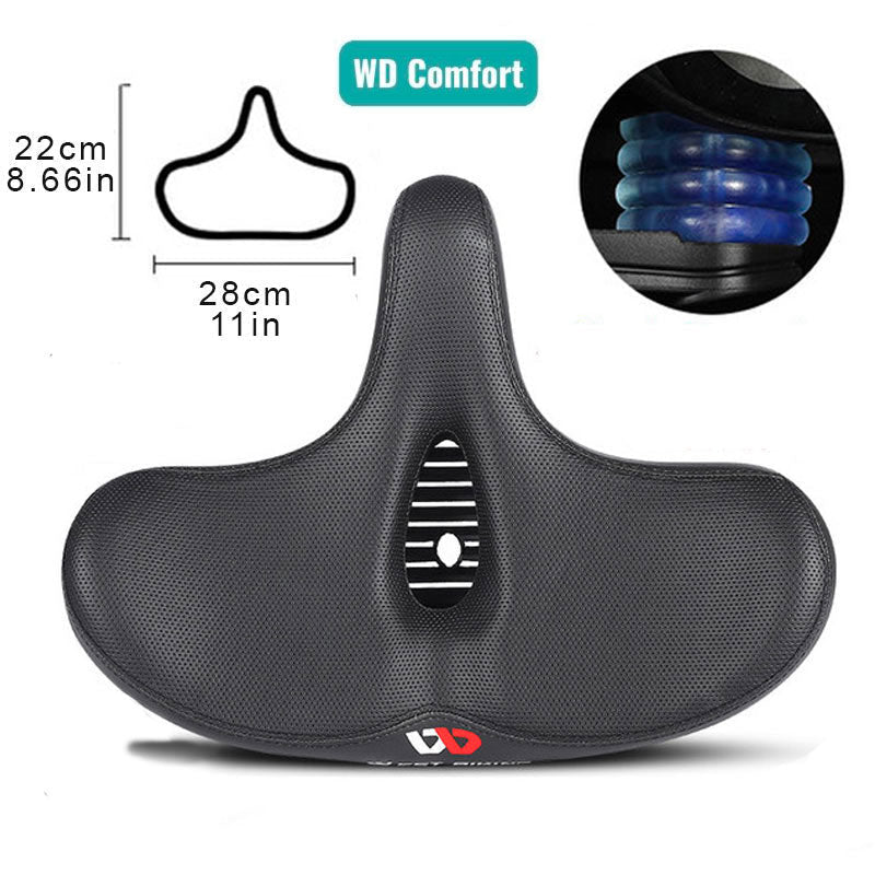 RideEase Ergonomic Bike Saddle with Extra Wide Comfort Design