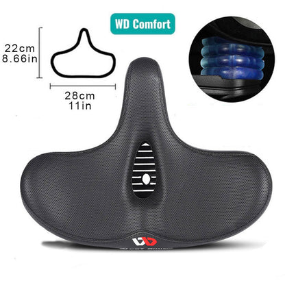 RideEase Ergonomic Bike Saddle with Extra Wide Comfort Design