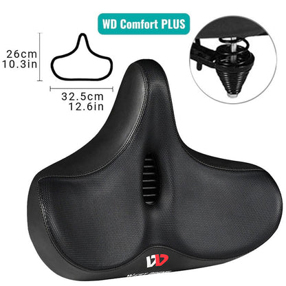 RideEase Ergonomic Bike Saddle with Extra Wide Comfort Design