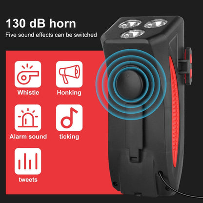 RideLight 4 in 1 Bike Light with Phone Holder Power Bank and Horn