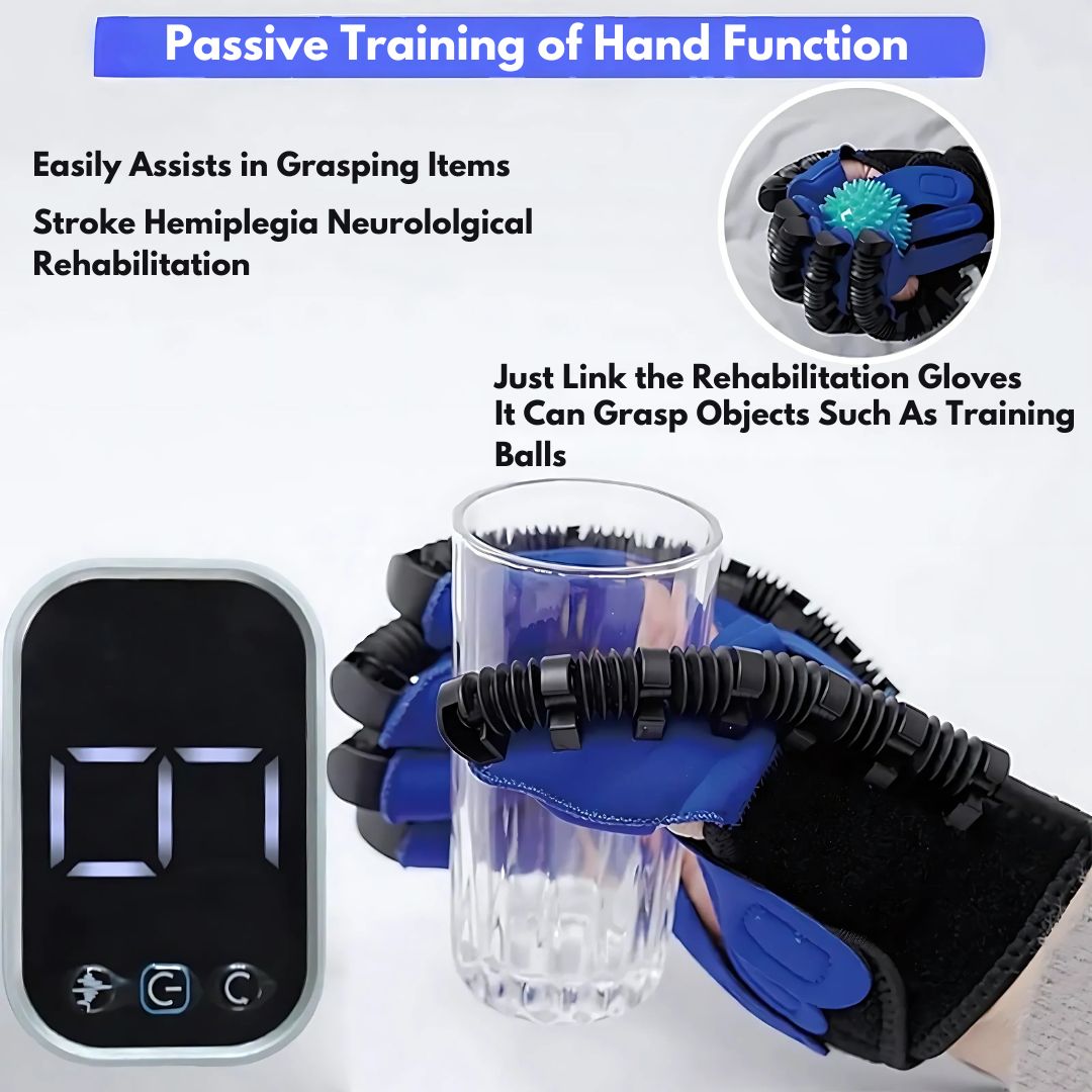 Robotic Hand Rehabilitation Glove with Finger Movement Assistance