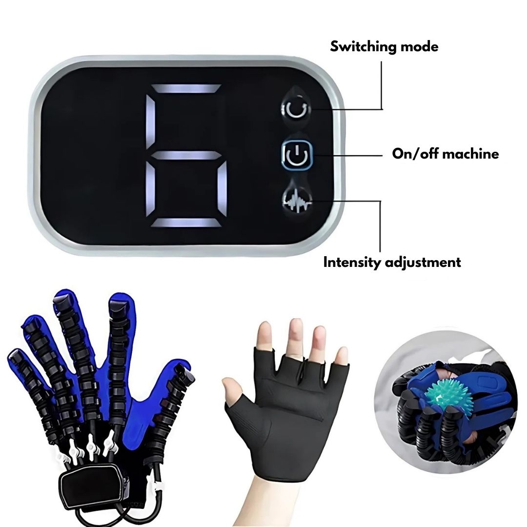 Robotic Hand Rehabilitation Glove with Finger Movement Assistance