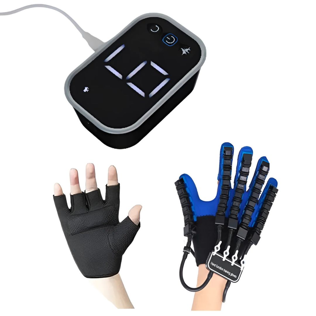 Robotic Hand Rehabilitation Glove with Finger Movement Assistance