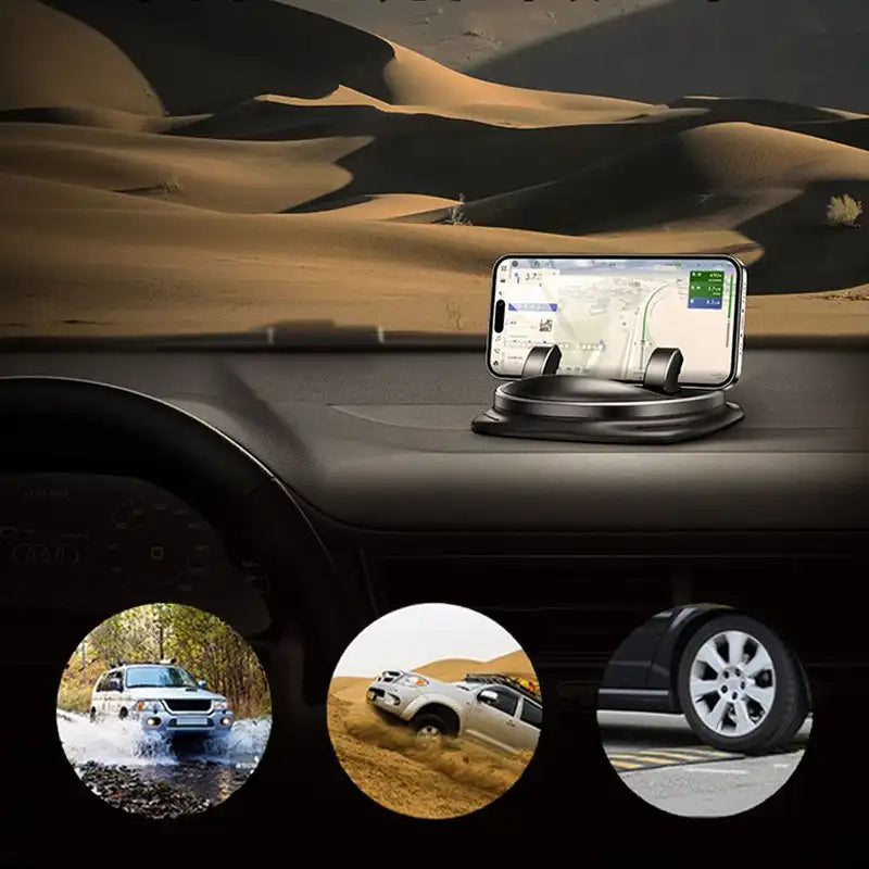 RotateX 360 Rotating Car Phone Holder Adjustable Universal Mount