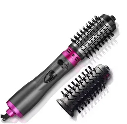 Rotating Hot Air Hair Dryer Brush with Dual Direction Styling