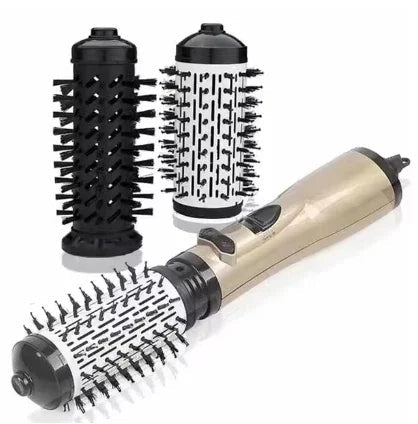 Rotating Hot Air Hair Dryer Brush with Dual Direction Styling