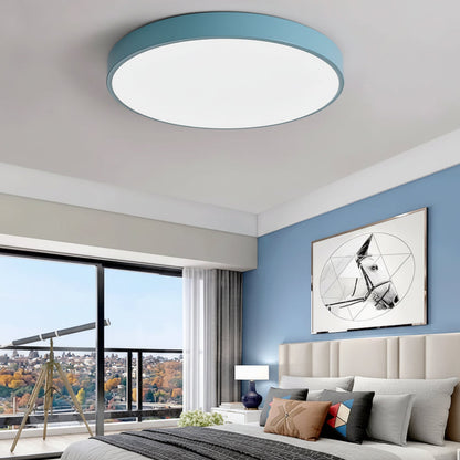 Ronde led-plafondlamp, moderne vlakke plafondverlichting voor ruimtes