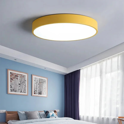 Ronde led-plafondlamp, moderne vlakke plafondverlichting voor ruimtes