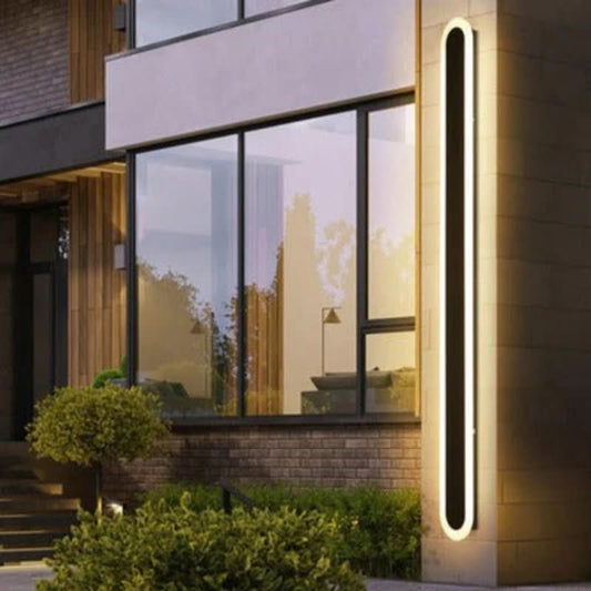 Rounded Edge Aluminium LED Outdoor Wall Light with IP65 Protection