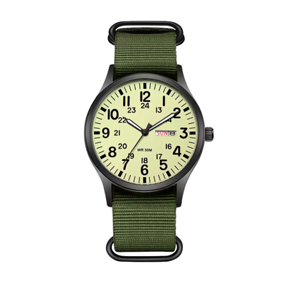 Rugged Outdoor Men’s Watch with Waterproof Stainless Steel Design