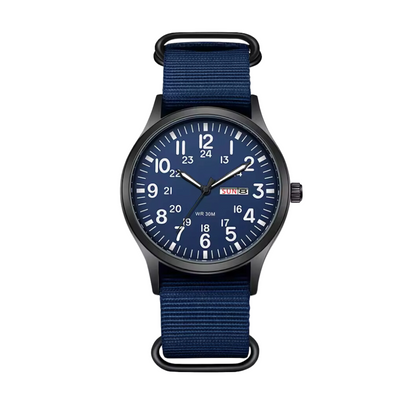 Rugged Outdoor Men’s Watch with Waterproof Stainless Steel Design