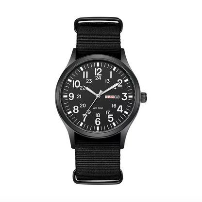 Rugged Outdoor Men’s Watch with Waterproof Stainless Steel Design