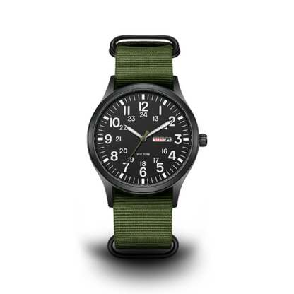 Rugged Outdoor Men’s Watch with Waterproof Stainless Steel Design