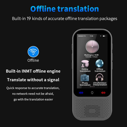 S80 Pro Portable Language Translator with Real Time Voice and Offline Modes