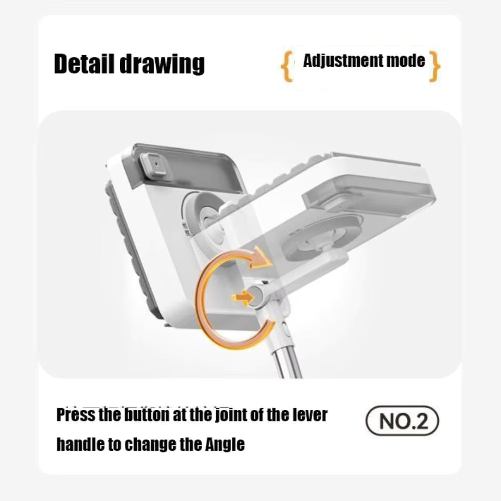 MagnaSweep Dual Sided Magnetic Window Cleaner with Telescopic Handle