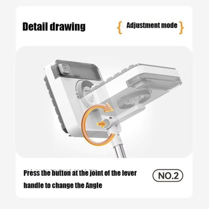 MagnaSweep Dual Sided Magnetic Window Cleaner with Telescopic Handle