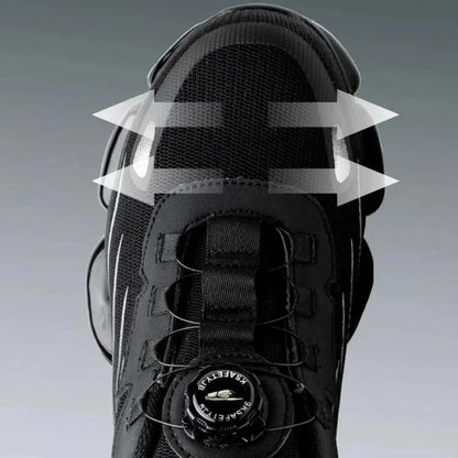 SafeShoez Orthopedic Steel Toe Work Shoes with Memory Foam Comfort