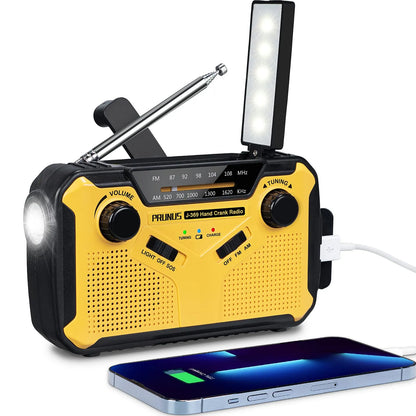 SafeSignal Emergency Radio with Flashlight and Power Bank