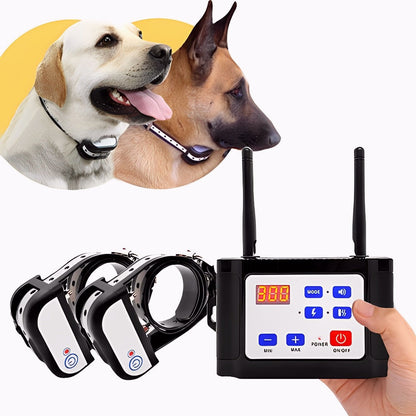 SafeZone Wireless Dog Fence and Training Collar Rechargeable Waterproof