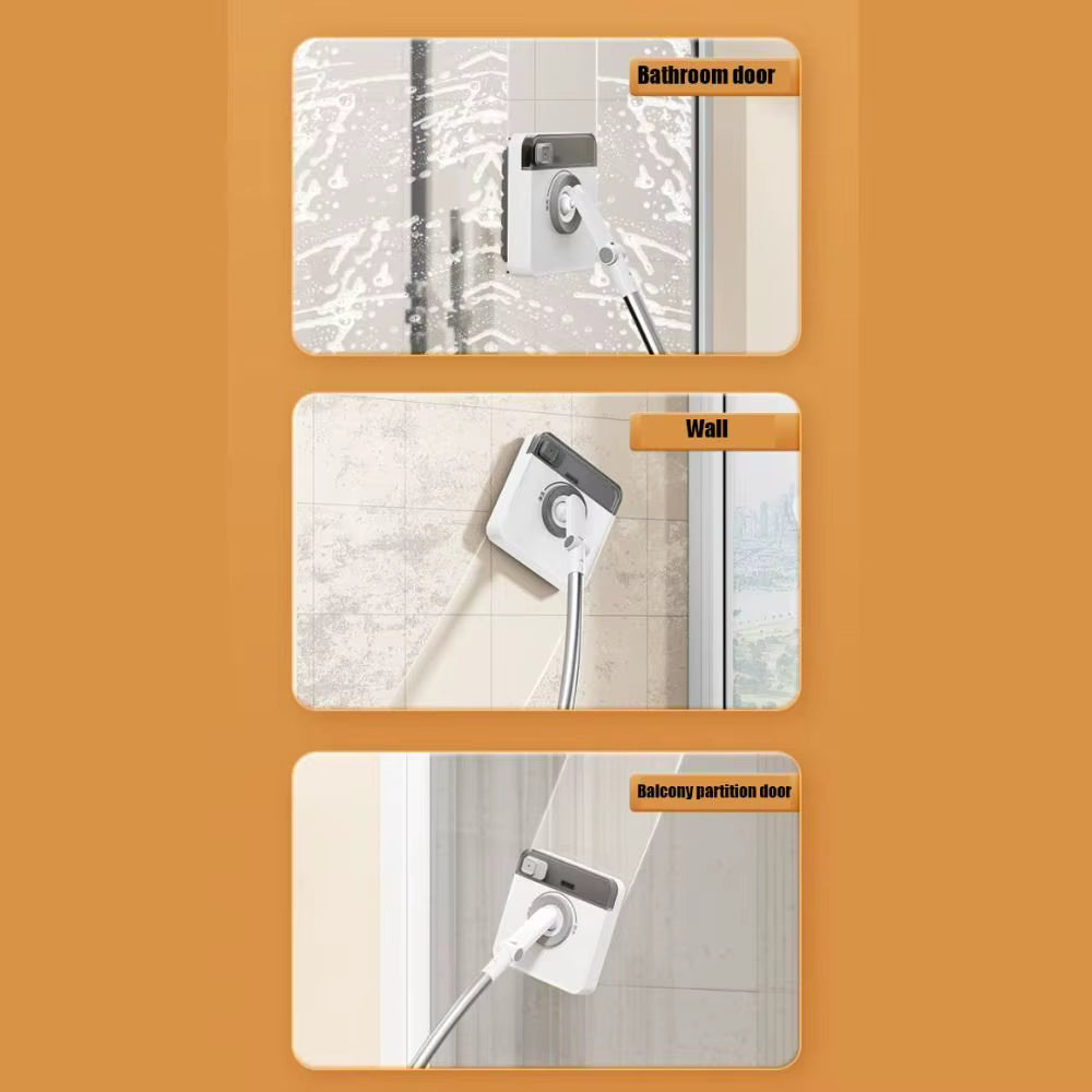 MagnaSweep Dual Sided Magnetic Window Cleaner with Telescopic Handle