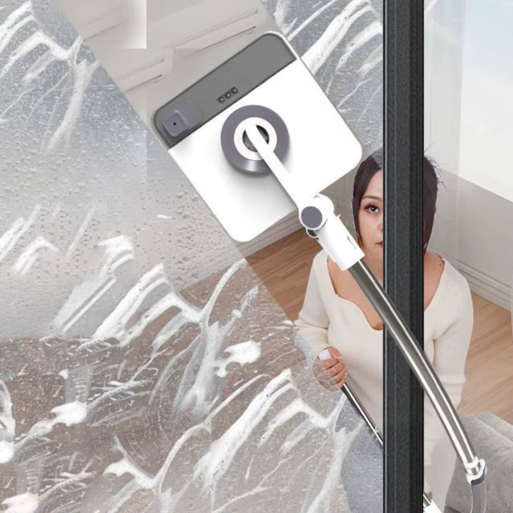 MagnaSweep Dual Sided Magnetic Window Cleaner with Telescopic Handle