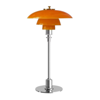 Scandinavian Dimmable Table Lamp with Iron Base and Frosted Glass for Warm Ambient Lighting