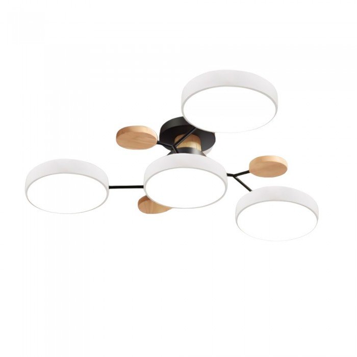 Scandinavian LED Ceiling Light – Modern Branch Design Warm White Lamp