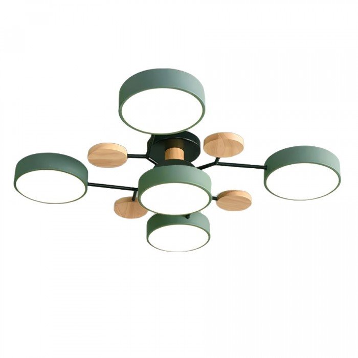 Scandinavian LED Ceiling Light – Modern Branch Design Warm White Lamp