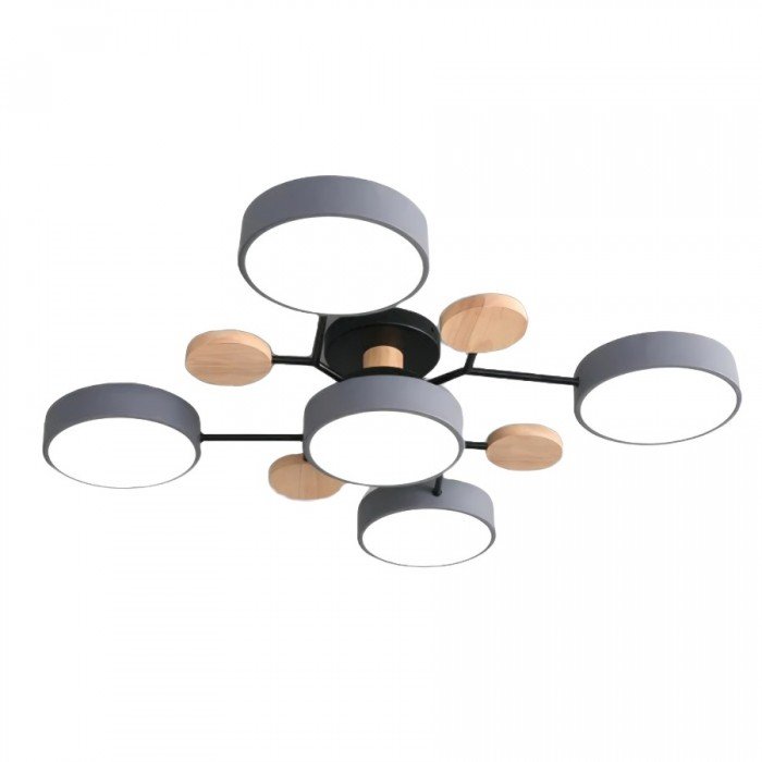 Scandinavian LED Ceiling Light – Modern Branch Design Warm White Lamp