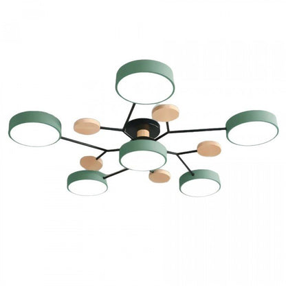 Scandinavian LED Ceiling Light – Modern Branch Design Warm White Lamp